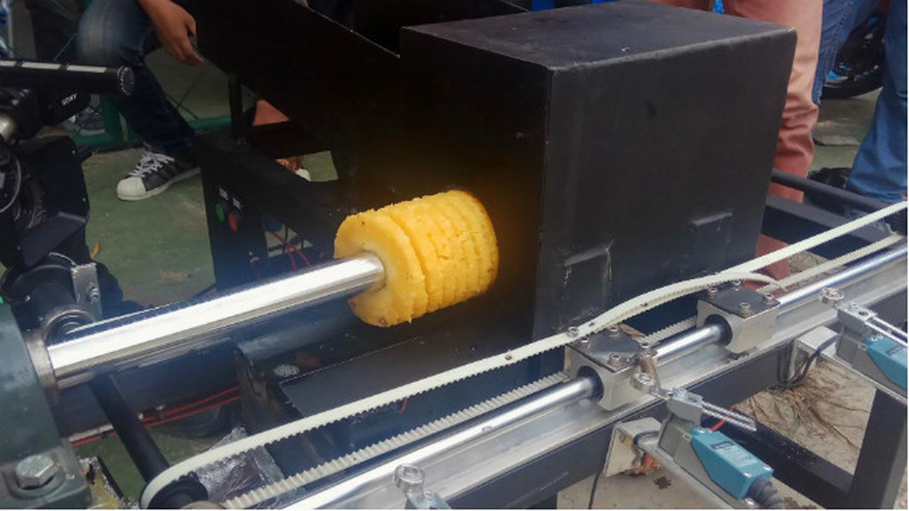 Mahasiswa Riau Ciptakan Pengupas Nanas Tercepat