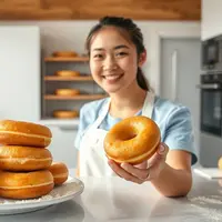 resep donat tanpa kentang ©Ilustrasi dibuat AI