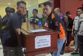 Korban Tewas Akiibat Kebakaran Gedung Terra Drone (Ady Anugrahadi/Liputan6.com)