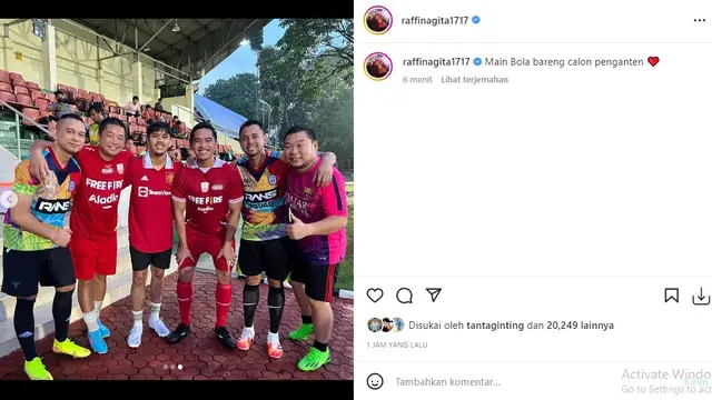 Kaesang Pangarep - Raffi Ahmad (Foto: Instagram/@raffinagita1717)