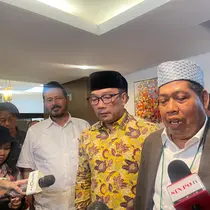 Aktivis masjid, kiai dan ulama-ulama di DKI Jakarta yang tergabung dalam komunitas Sahabat Jakarta, secara resmi mendeklarasikan dukungan untuk bakal pasangan calon gubernur dan wakil gubernur Jakarta Ridwan Kamil (RK)-Suswono di Pilkada 2024 (Istimewa)