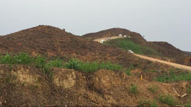 Rombongan Jokowi tinjau Ibu Kota baru