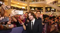 Para pemain dan sutradara Baby Driver dalam sesi meet and greet bersama penggemarnya di Malaysia. (Sony Pictures)