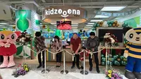 Peresmian cabang ke-3 Kidzooona, jaringan playground asal Jepang di Galaxy Mall 1 Surabaya, Jawa Timur, Sabtu (1/4/2023).