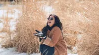 6 Potret Bella Bonita Happy Banget Main Salju Saat Liburan ke Jepang, Penuh Pesona