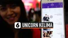 PT Visionet Internasional (OVO) menyandang gelar unicorn versi CB Insights. Menjadi unicorn kelima asal Indonesia dengan perkiraan valuasi mencapai US$2,9 miliar atau setara dengan Rp41 triliun.