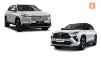 Beda Rp100 Ribu, Pilih Mana? Honda HR-V e:HEV vs Toyota Yaris Cross GR HEV CVT TSS