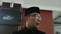 Gubernur Jabar Ridwan Kamil menunggu petunjuk Kemendagri terkait Plt Bupati Cirebon. (Huyogo Simbolon)