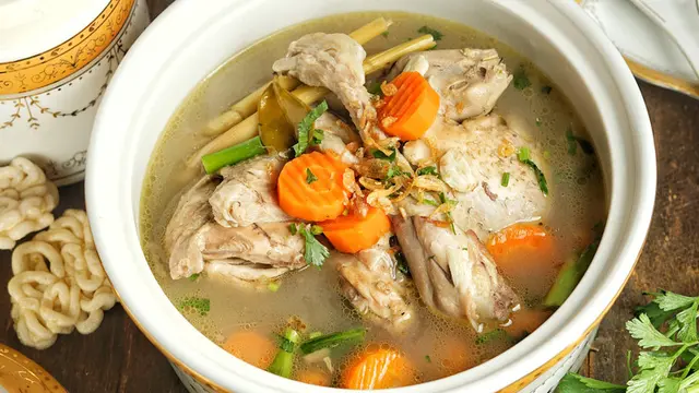 sop ayam kampung