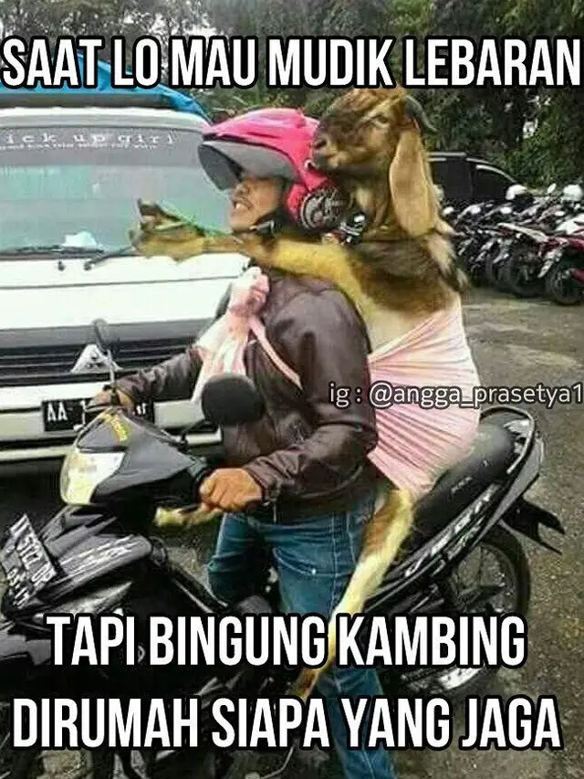 Meme mudik lebaran