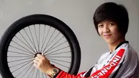 Pebalap BMX Putri Indonesia, Elga Kharisma Novanda. (elgakharisma.blogspot.co.id/)