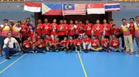 Tim nasional bola tangan junior Indonesia berhasil merebut medali perunggu pada Kejuaraan International Handball Federation (IHF) Thropy di Shah Alam, Sabtu (21/4/2018). (Istimewa)
