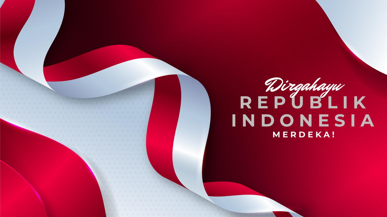 Ilustrasi hari kemerdekaan, Dirgahayu Republik Indonesia