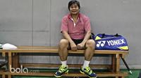 Pelatih Ganda Putra Indonesia, Herry Imam Pierngadi  saat sesi latihan jelang All England di Pelatnas Cipayung, Kamis (2/3/2017). (Bola.com/Nicklas Hanoatubun)