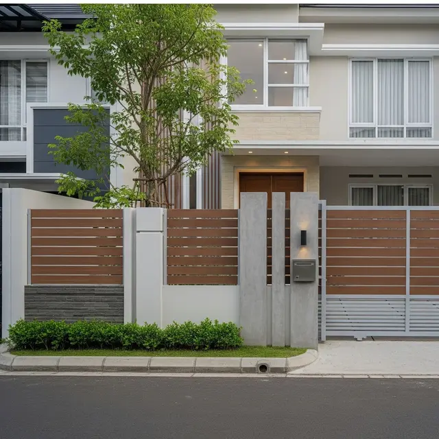9 Kombinasi Material Pagar yang Membuat Rumah Terlihat Lebih Mahal dari Harga Aslinya