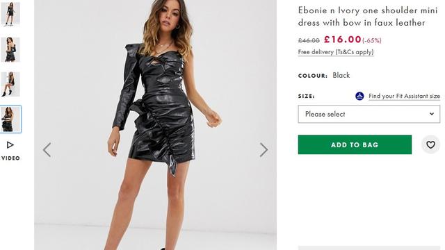 gaun dinilai mirip kantong sampah