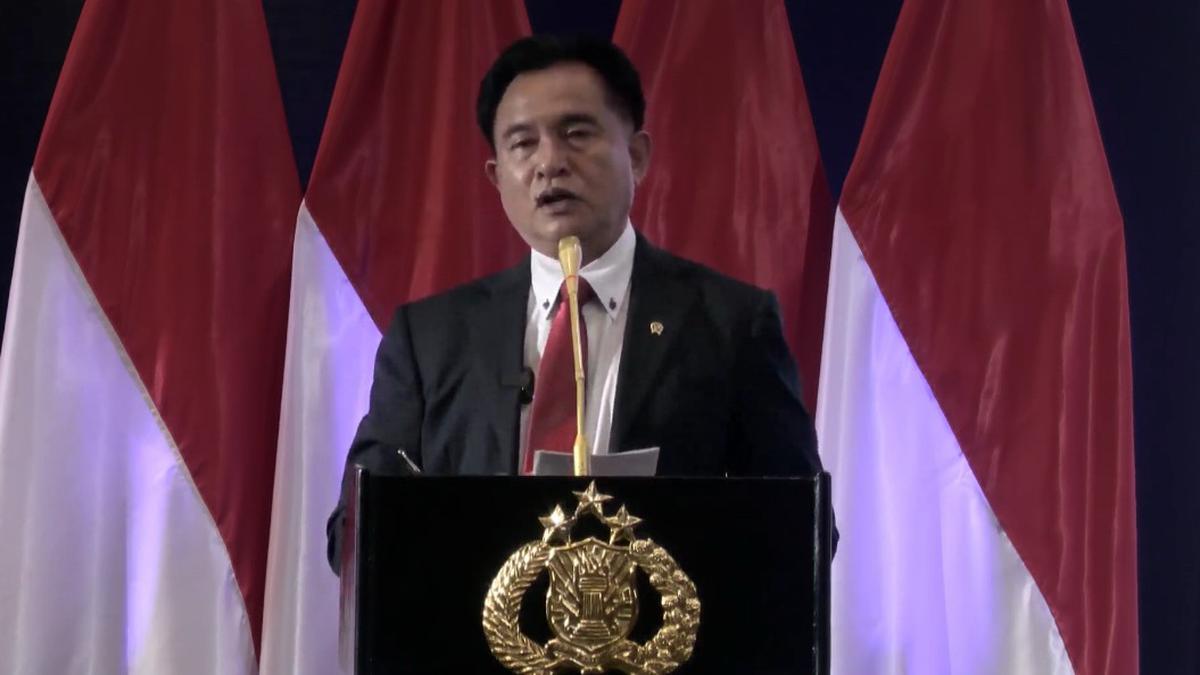 Yusril Ihza Mahendra Sebut Tiga UU Pidana Baru Dorong Transformasi Bagi Polri