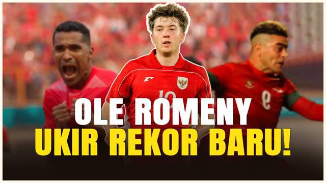 Penyerang Timnas Indonesia, Ole Romeny, langsung mengukir rekor yang mengesankan setelah mencetak gol pada dua pertandingan pertamanya bersama skuad Garuda.
