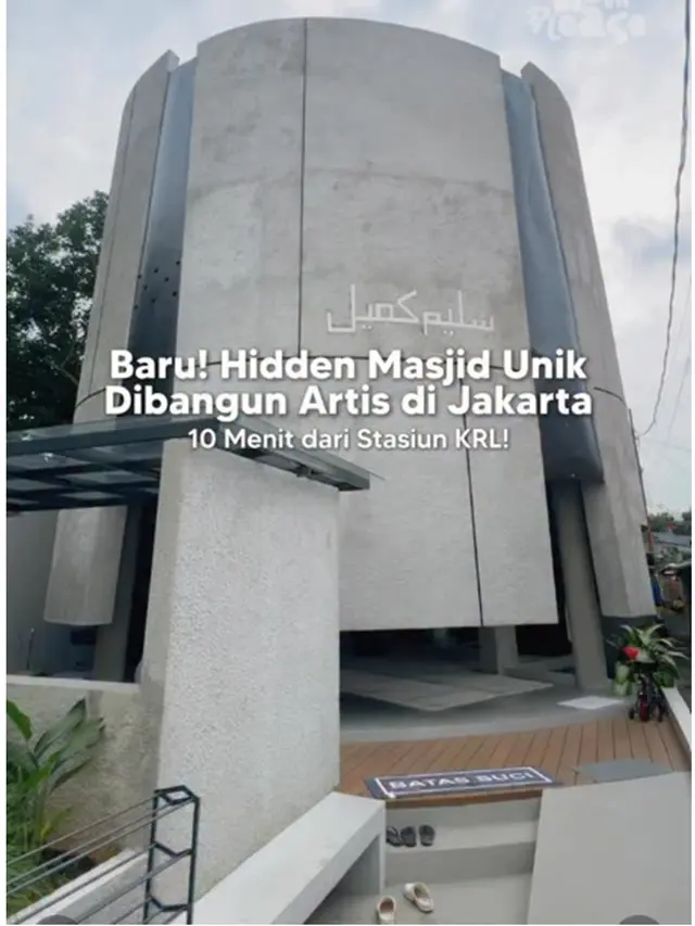 6 Potret Megah Masjid Inisiasi Zaskia Adya Mecca, 3 Lantai Berbentuk Silinder