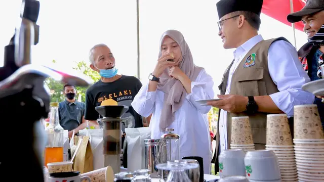 Sambut Adaptasi Kebiasaan Baru, Bupati Anas Bakar Semangat Pegiat dan Pengusaha Kopi