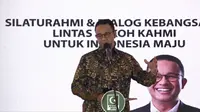 Bakal calon presiden (capres) yang didukung oleh tiga partai politik NasDem, PKS, dan Demokrat untuk maju di Pemilu 2024, Anies Baswedan dalam acara silaturahmi dan dialog kebangsaan lintas tokoh KAHMI untuk Indonesia Maju. (Foto: Tangkapan layar siaran YouTube Kahmi Jaya Official)