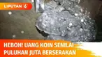 Warga Ciamis dihebohkan dengan temuan uang koin puluhan juta rupiah di jalan. Ternyata uang tersebut jatuh dari bagasi sebuah bus. Warga pun beramai-ramai bantu kumpulkan dan mengembalikannya ke sang pemilik.