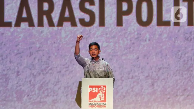 Kaesang Pangarep Beri Pidato Politik