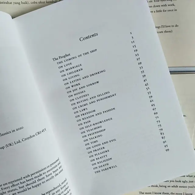 The Prophet, Kahlil Gibran