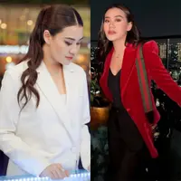 Lihat di sini beberapa potret gaya berkelas Aaliyah Massaid pakai blazer.