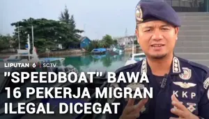 Kejar-kejaran di Laut Batam, Kapal Penyelundup 16 Pekerja Migran Ilegal Disergap
