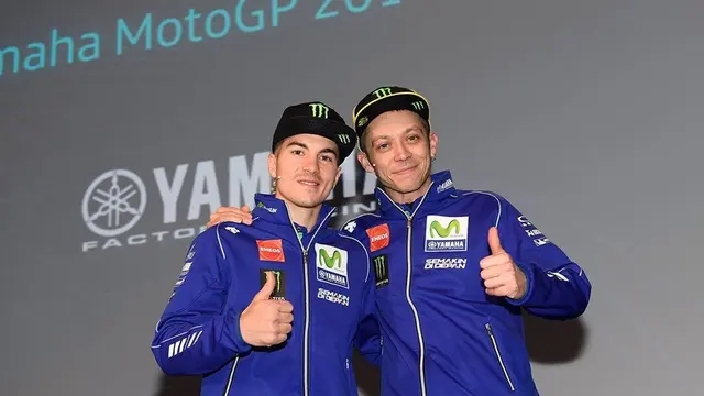 Maverick Vinales dan Valentino Rossi