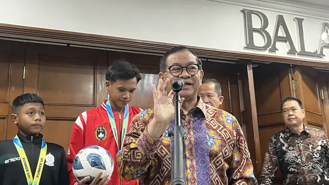 Gubernur DKI Jakarta Pramono Anung di Balai Kota DKI Jakarta, Kamis (2/10/2025).