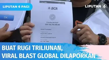 Waspada tawaran investasi robot trading yang memberikan imbalan hasil menggiurkan. Sebanyak 20 ribu nasabah merugi hingga Rp 1,2 triliun gegara termakan tawaran Viral Blast Global.