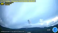 Gunung Ibu Erupsi, Semburkan Abu Vulkanik 1.000 Meter ke Arah Tenggara