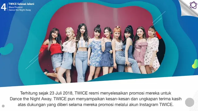 [Bintang] TWICE Selesai Jalani Masa Promosi Dance the Night Away