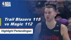 Damian Lillard menjatuhkan rekor waralaba 10 3-pointer selama 41 poin kinerja untuk mengangkat Portland atas Orlando, 115 - 112