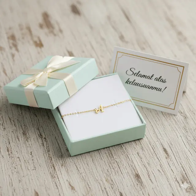 Gelang Emas untuk Hadiah Kelulusan yang Elegan. Gemini