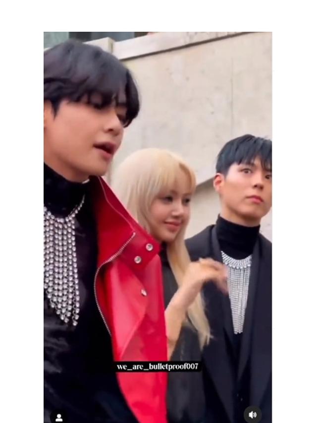 10 Potret Lisa Blackpink, V BTS dan Park Bo Gum saat Hadiri Event Celine, Jadi Sorotan