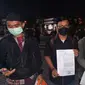 Korban penipuan kredit rumah syariah tanpa bunga, didampingi kuasa hukum menanyakan tindak lanjut laporan ke Polres Metro Bekasi Kota. (Foto: Istimewa)