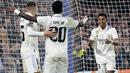 Real Madrid tampil begitu perkasa saat mendepak Chelsea dari Liga Champions dengan keunggulan agregat 4-0. (AP Photo/Kirsty Wigglesworth)