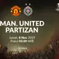 Liga Europa - Manchester United Vs Partizan (Bola.com/Adreanus Titus)