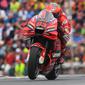 Francesco Bagnaia saat beraksi di MotoGP Austria (AFP)