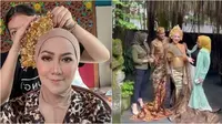 Momen persiapan prewedding Venna Melinda dan Ferry Irawan dengan memakai baju adat Bali. (Sumber: Instagram/vennamelindareal/elmatheana)