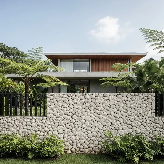 Model Pagar Minimalis Tanpa Tiang Besar