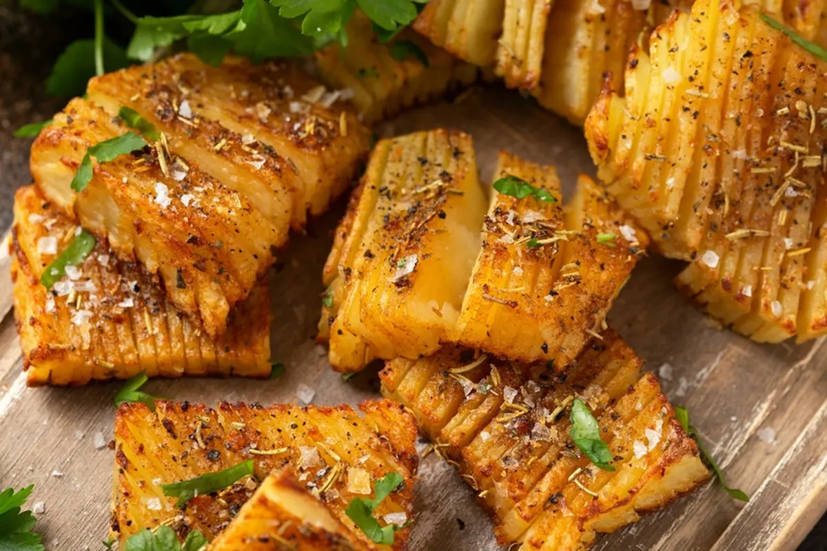 Accordion potatoes