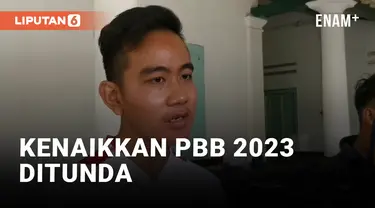 Walkot Solo Gibran Rakabuming Raka Tunda Kenaikan PBB 2023