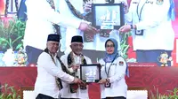 Ahmad Syaikhu-Ilham Habibie resmi mengumumkan pencalonan mereka di Pemilihan Gubernur (Pilgub) Jawa Barat, Kamis (29/8/2024). (Merdeka.com/Nur Habibie)