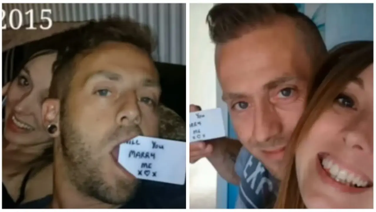 Melamar Pacar Melalui Ratusan Foto Selfie *VIDEO