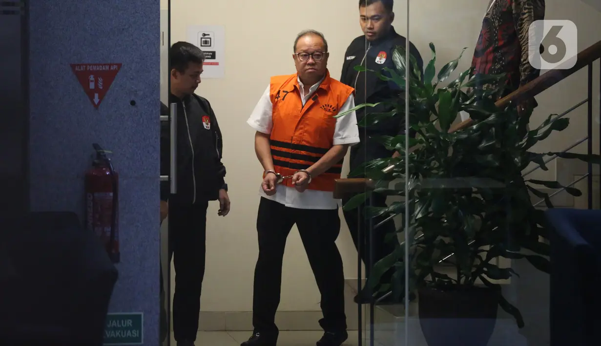 Hendarto merupakan pemilik PT Sakti Mait Jaya Langit (SMJL) dan PT Mega Alam Sejahtera (MAS) pada grup PT Bara Jaya Utama (BJU) selaku penerima manfaat kredit LPEI. (Liputan6.com/Helmi Fithriansyah)