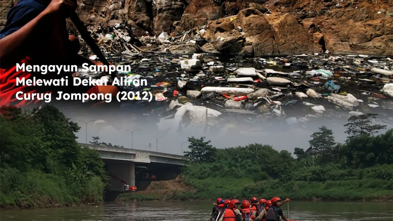Sungai di Jawa Barat.